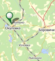 Карта Окуловки и Окуловского района - для увеличения щелкните по картинке Карта Окуловки и Окуловского района